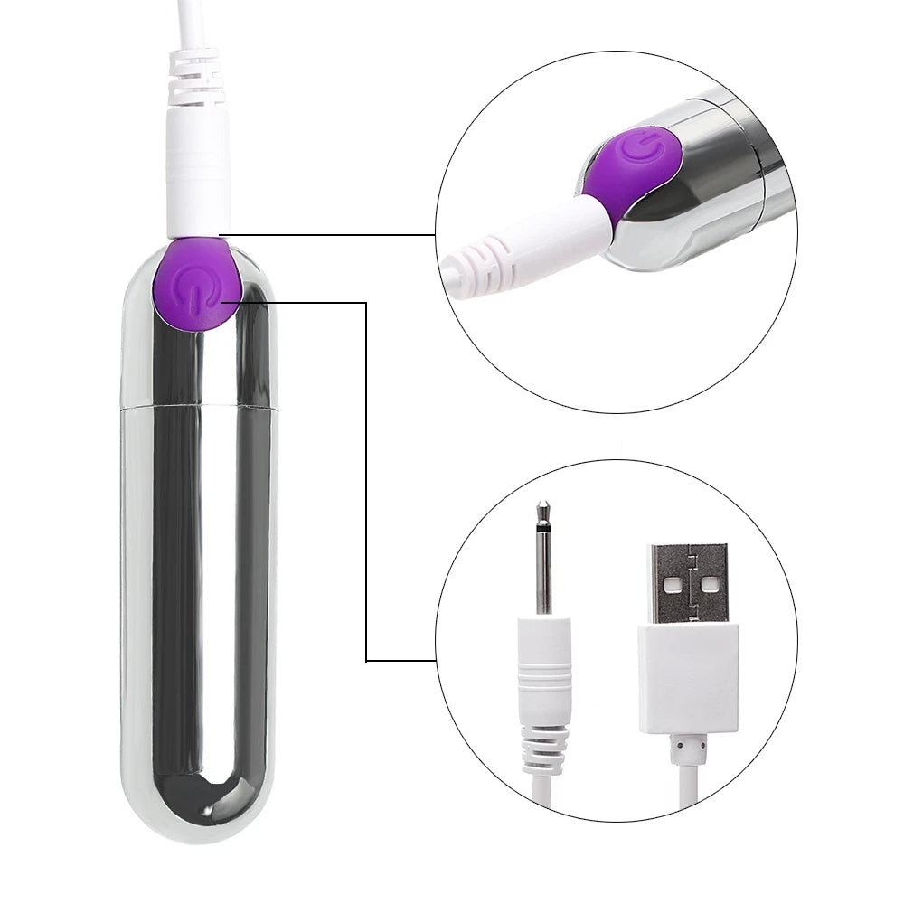 Mini Bala Vibradora Recargable
