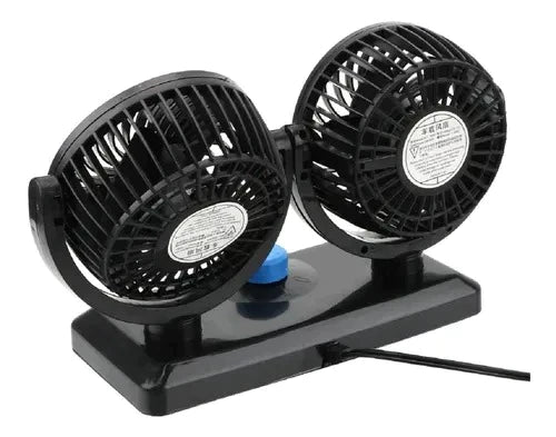 Ventilador 2 en 1 Giratorio 360 Para Carro