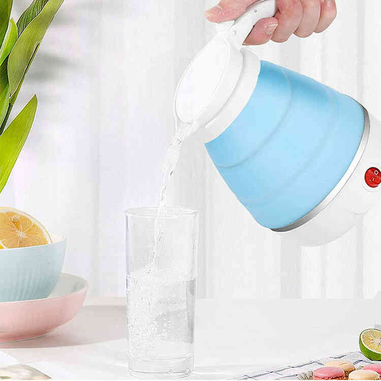 Jarra Hervidora de Agua Eléctrica Portátil Plegable 600 ML