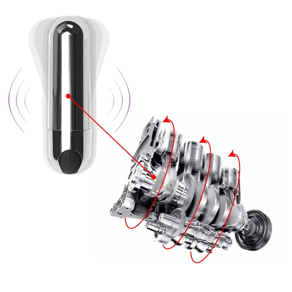 Mini Bala Vibradora Recargable