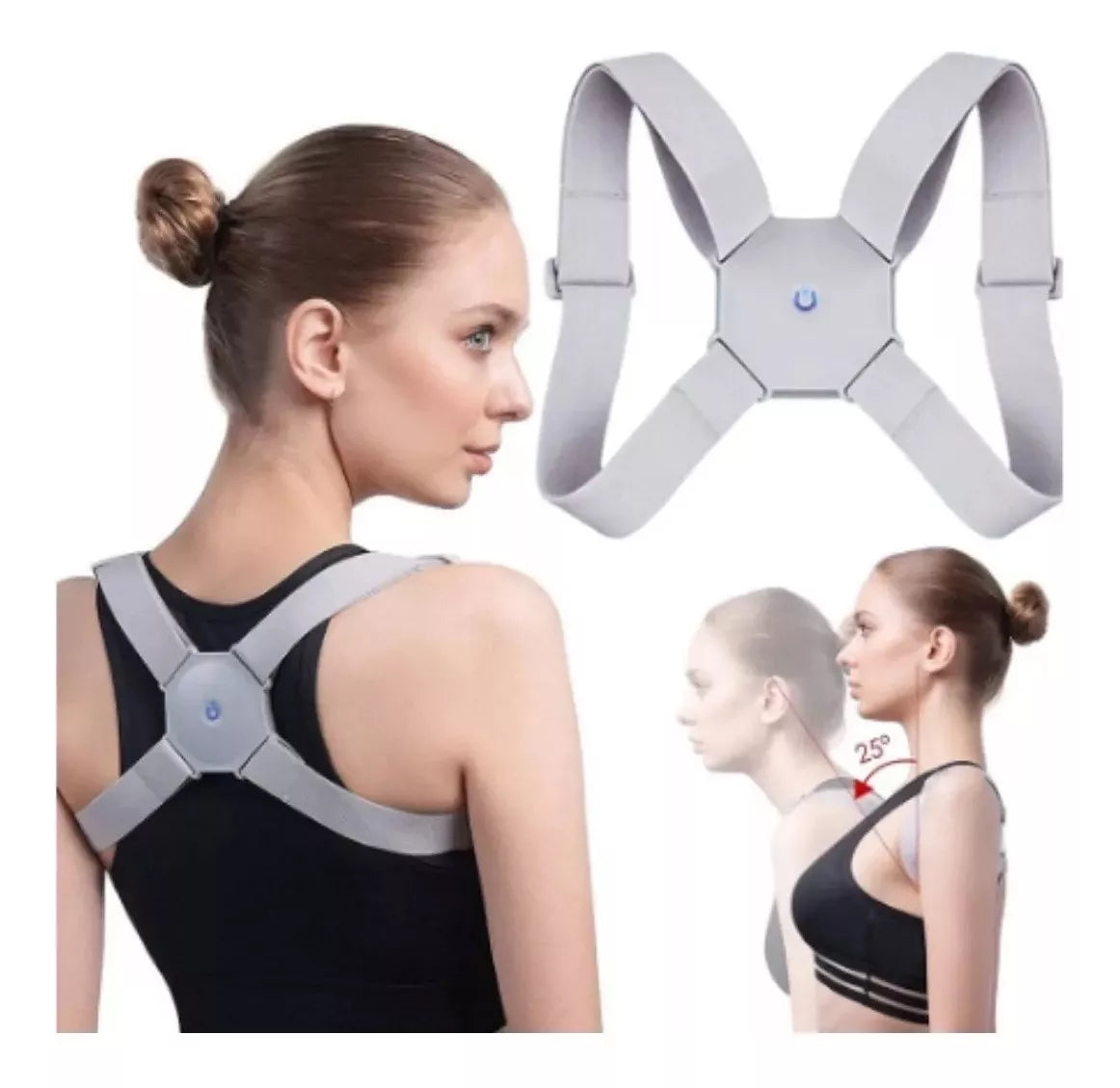 Corrector De Postura Inteligente Con Sensor Unisex