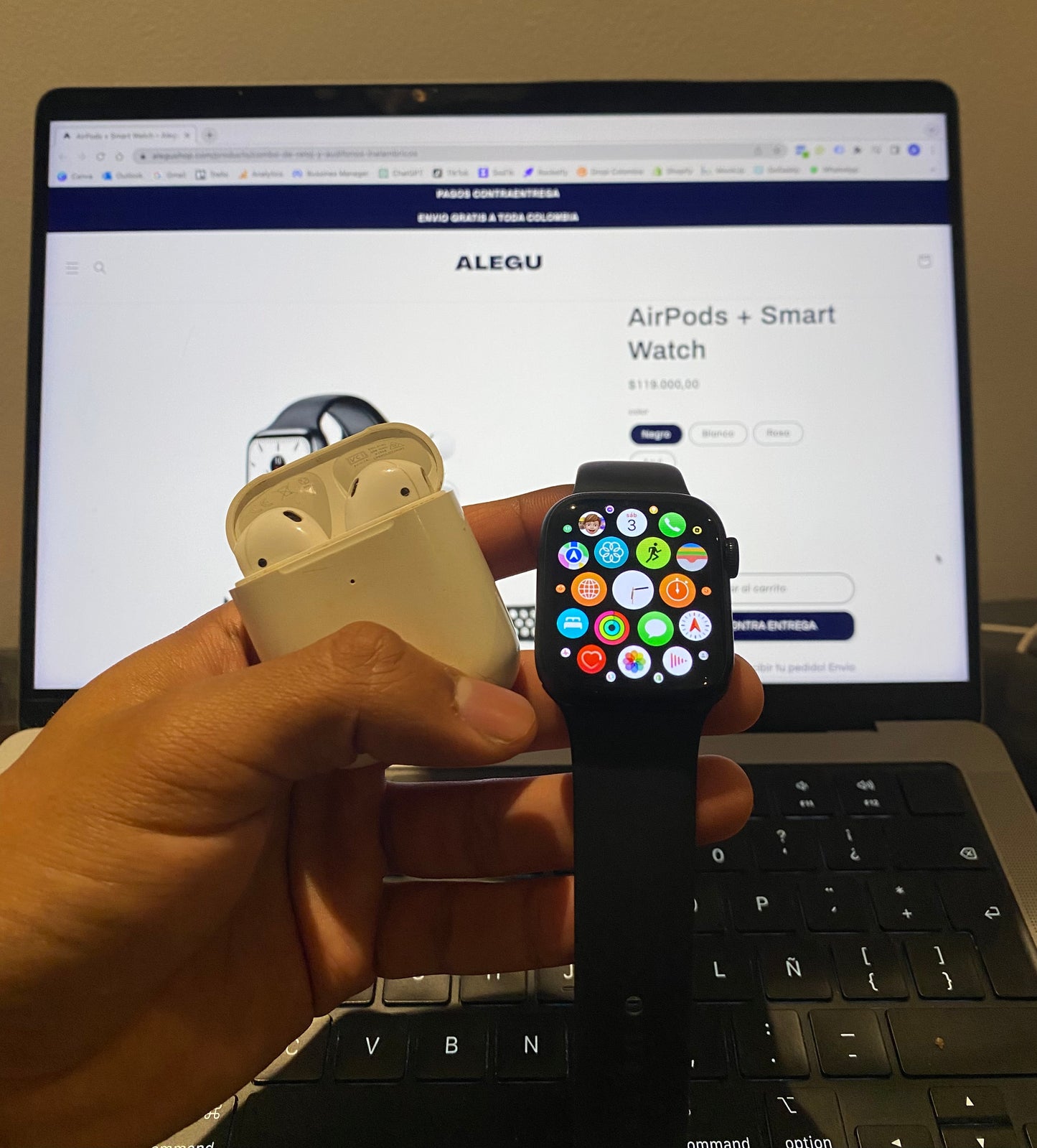 AirPods + Smart Watch